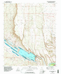 Santa Ana Pueblo 1990 topographic map thumbnail