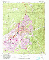 Santa Fe 1952 topographic map thumbnail