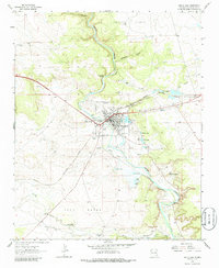 Santa Rosa 1963 topographic map thumbnail