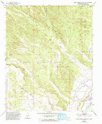 Santo Domingo Pueblo SW 1953 topographic map thumbnail