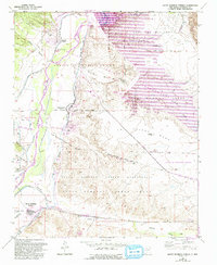 Santo Domingo Pueblo 1953 topographic map thumbnail