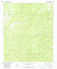Sawmill Peak 1981 topographic map thumbnail
