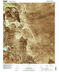 Selden Canyon 1996 topographic map thumbnail
