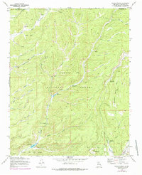 Seven Springs 1970 topographic map thumbnail