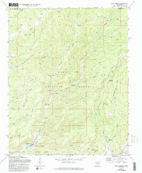 Seven Springs 1970 topographic map thumbnail
