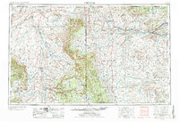 Shiprock 1954 topographic map thumbnail