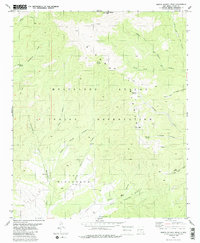 Sierra Blanca Peak 1982 topographic map thumbnail
