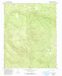 Sierra Mosca 1953 topographic map thumbnail