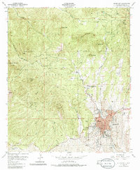 Silver City 1950 topographic map thumbnail