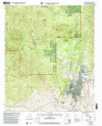 Silver City 1992 topographic map thumbnail