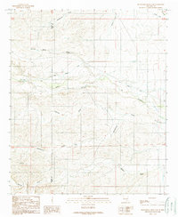 Sixteenmile Draw East 1989 topographic map thumbnail