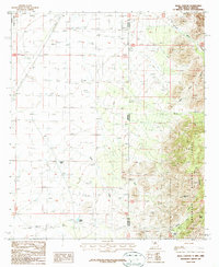 Skull Canyon 1987 topographic map thumbnail