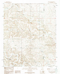 Skunk Canyon 1988 topographic map preview