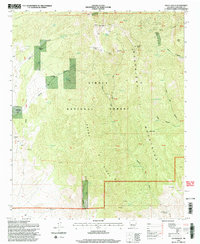South Baldy 1995 topographic map thumbnail