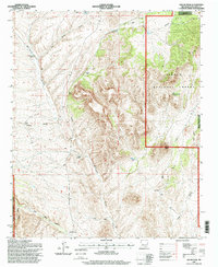 Squaw Peak 1995 topographic map thumbnail