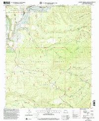 Squirrel Springs Canyon 1999 topographic map thumbnail