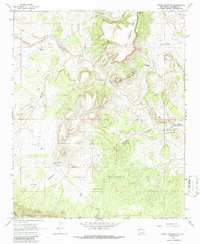 Table Mountain 1964 topographic map thumbnail