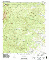 Tajique 1990 topographic map thumbnail