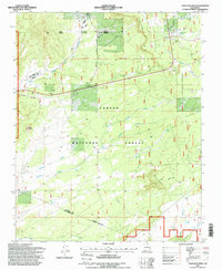 Taos Junction 1995 topographic map thumbnail
