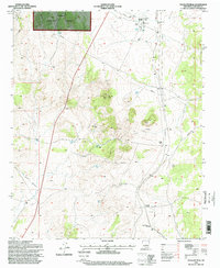 Tecolote Peak 1995 topographic map preview