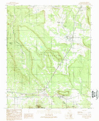 Tecolote 1989 topographic map thumbnail