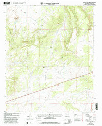 Tejana Mesa SW 1999 topographic map thumbnail