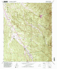 Tesuque 1953 topographic map thumbnail