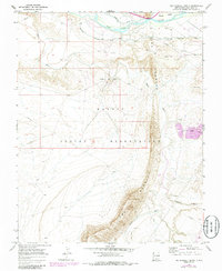 The Hogback North 1966 topographic map thumbnail