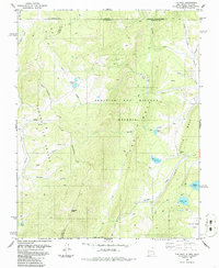 The Wall 1986 topographic map thumbnail