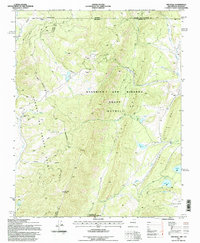 The Wall 1995 topographic map thumbnail