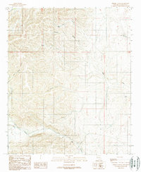 Thimble Canyon 1989 topographic map thumbnail