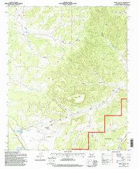 Third Canyon 1995 topographic map thumbnail