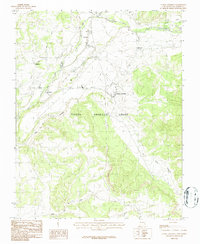 Tierra Amarilla 1983 topographic map thumbnail