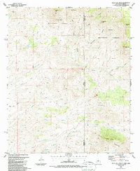 Tillie Hall Peak 1986 topographic map thumbnail