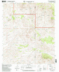 Tillie Hall Peak 1997 topographic map thumbnail