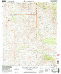 Tillie Hall Peak 2005 topographic map thumbnail