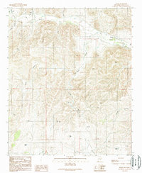 Tinnie 1989 topographic map thumbnail
