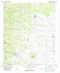 Torreon 1954 topographic map thumbnail