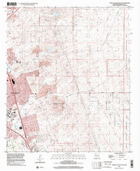 Tortugas Mountain 1996 topographic map thumbnail