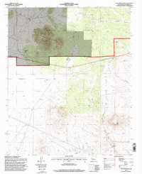 Tres Montosas 1995 topographic map thumbnail