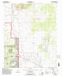 Tres Piedras 1995 topographic map thumbnail