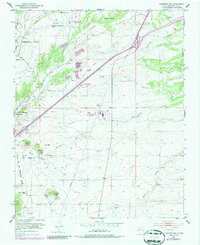 Turquoise Hill 1951 topographic map thumbnail