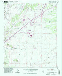 Turquoise Hill 1952 topographic map thumbnail