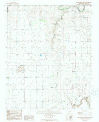 Tuscocoillo Canyon 1989 topographic map thumbnail