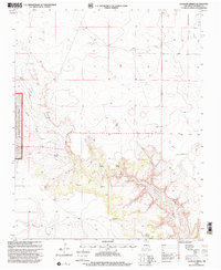Valencia Spring 1998 topographic map thumbnail