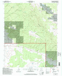 Valle Largo 1995 topographic map thumbnail