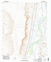 Veguita 1991 topographic map thumbnail