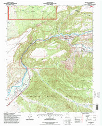 Velarde 1995 topographic map thumbnail