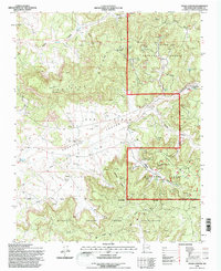 Vigas Canyon 1995 topographic map thumbnail