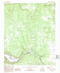 Villanueva 1989 topographic map thumbnail